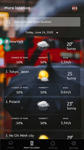 اسکرین شات برنامه Weather App - Weather Underground App for Android 4