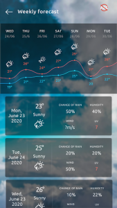 اسکرین شات برنامه Weather App - Weather Underground App for Android 3