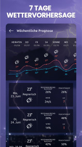 اسکرین شات 2 برنامه Wetter Online - Wetter App