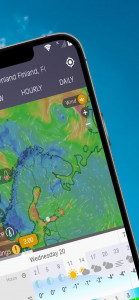اسکرین شات برنامه Weather Radar: Forecast & Maps 3