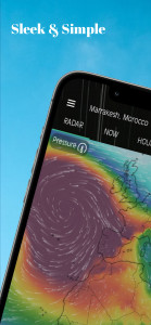 اسکرین شات 1 برنامه Weather Radar: Forecast & Maps