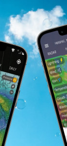اسکرین شات 2 برنامه Weather Radar: Forecast & Maps
