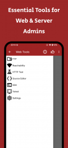 اسکرین شات 1 برنامه Web Tools