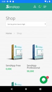 اسکرین شات برنامه Sendapp Free 5