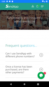 اسکرین شات برنامه Sendapp Free 6