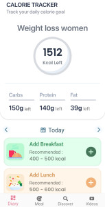 اسکرین شات 7 برنامه Women Weight Loss Diet Plan