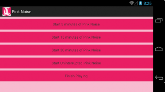 اسکرین شات برنامه Pink Noise 3