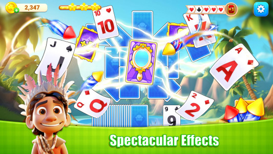 اسکرین شات بازی Solitaire TriPeaks India 3
