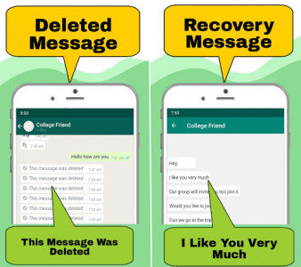 اسکرین شات برنامه deleted messages whats recovery 1