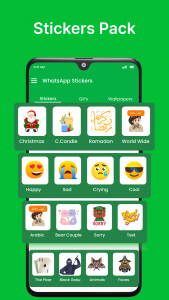اسکرین شات برنامه Stickers and Emojis for chat 2