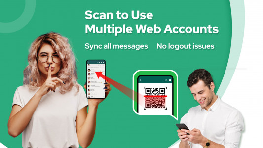 اسکرین شات 1 برنامه Dual App - Web Scanner App