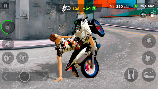 اسکرین شات 3 بازی Wheelie Master: Moto Ride 3D