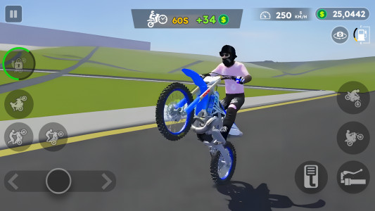 اسکرین شات 2 بازی Wheelie Master: Moto Ride 3D