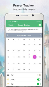 اسکرین شات 5 برنامه Islamic Prayer Times & Tracker