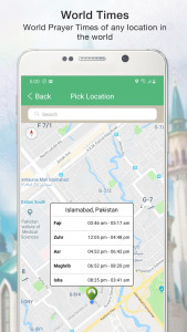 اسکرین شات 8 برنامه Islamic Prayer Times & Tracker