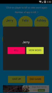 اسکرین شات بازی Who is spy- Party word game 3