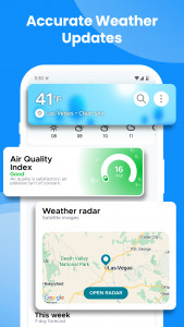 اسکرین شات 1 برنامه Overdrop - Weather & Widget