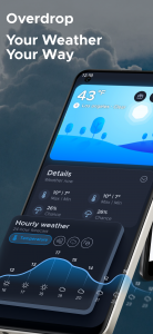 اسکرین شات برنامه Overdrop: Weather today, radar 1