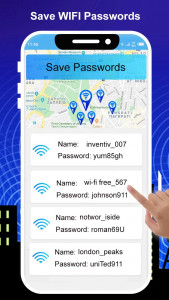 اسکرین شات 2 برنامه WIFI Password Show-Wifi Key