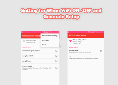 اسکرین شات برنامه Wifi Password Viewer 3