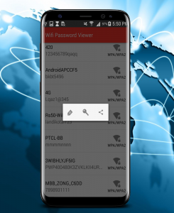 اسکرین شات برنامه Wifi Password Viewer 6