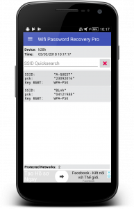 اسکرین شات برنامه Wifi Password Recovery Pro (RO 2