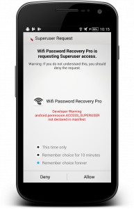 اسکرین شات برنامه Wifi Password Recovery Pro (RO 1
