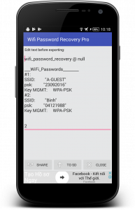 اسکرین شات برنامه Wifi Password Recovery Pro (RO 3