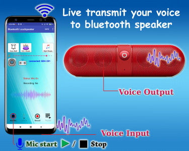 اسکرین شات برنامه Bluetooth Loudspeaker 1