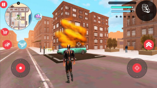 اسکرین شات برنامه Immortal Tornado Flame Hero Vegas Crime Vice Sim 5