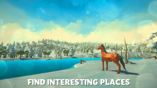 اسکرین شات بازی Winter Horse Simulator - Winter Family Adventure 1