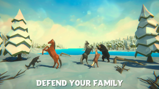 اسکرین شات بازی Winter Horse Simulator - Winter Family Adventure 2
