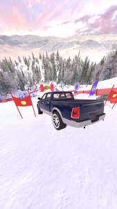 اسکرین شات بازی Car Winter Sports 4