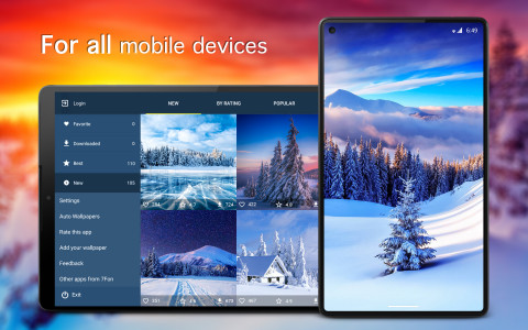 اسکرین شات برنامه Winter Wallpapers 4K 6