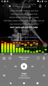 اسکرین شات برنامه WinVibe Music Player 3