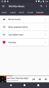 اسکرین شات برنامه WinVibe Music Player 8