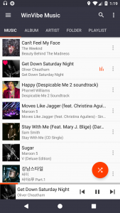 اسکرین شات برنامه WinVibe Music Player 4