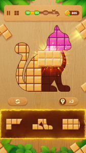 اسکرین شات 3 بازی Block Crush: Wood Block Puzzle