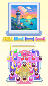 اسکرین شات 3 بازی Wool Sort - Yarn Unravel Games