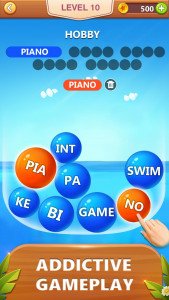 اسکرین شات 2 بازی Word Bubble Puzzle - Word Game