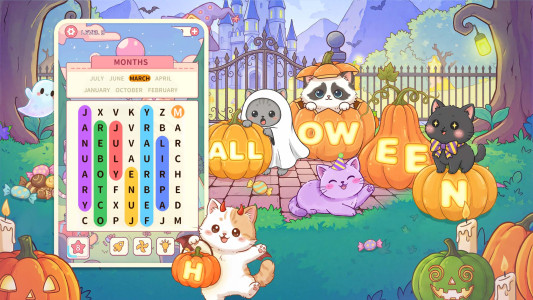 اسکرین شات 1 بازی Ring of Words2: Cats Party