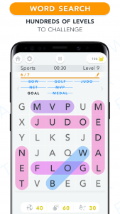 اسکرین شات 1 بازی WordFind - Word Search Game