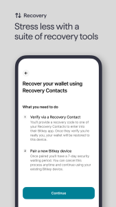اسکرین شات 6 برنامه Bitkey - Bitcoin Wallet
