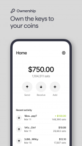 اسکرین شات 2 برنامه Bitkey - Bitcoin Wallet