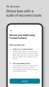 اسکرین شات 6 برنامه Bitkey - Bitcoin Wallet