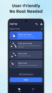 اسکرین شات 1 برنامه Auto Clicker - ZapTap
