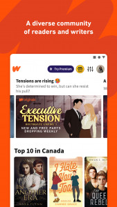 اسکرین شات برنامه Wattpad - Read & Write Stories 2