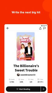 اسکرین شات 5 برنامه Wattpad - Read & Write Stories