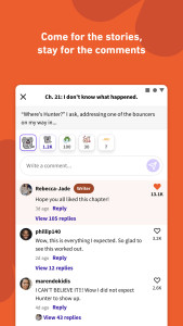 اسکرین شات 3 برنامه Wattpad Beta