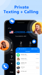 اسکرین شات برنامه CoverMe - Second Phone Number 2